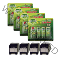 다용도 트랩 증정 필요회복 파리 끈끈이 테이프 롤 초파리 나방 날벌레 비행해충 트랩 4p, 4개 - 16개입