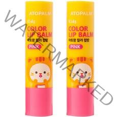 아토팜 키즈용 컬러 립밤 3.3g, 핑크, 2개