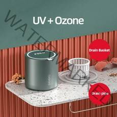 건조의민족 미니세탁기 아기 운동화 걸레 신발 미니탈수기 소형 속옷, EU, UV Ozone green