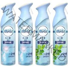 페브리즈 에어 화장실용 탈취제 상쾌한 하늘향 본품 2p + 산뜻한 정원향 본품 2p, 1세트