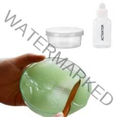 팔레트슬라임 과일속살 청포도 샤벳 액체괴물 200ml 세트, 연두색