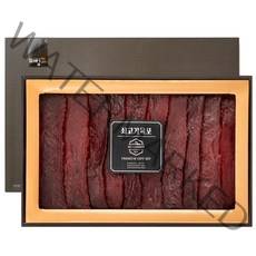 백화점 수제 부드러운 맛있는 쇠고기 선물용 육포 견과류 추석 명절 선물 세트, 5. 호주산 육포선물세트 백호