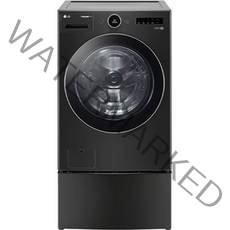 LG전자 트롬 오브제컬렉션 트윈워시 드럼세탁기 23kg + 미니워시 4kg FX23KNX 방문설치, 블랙 스테인리스(세탁기), 스페이스 블랙(미니워시)