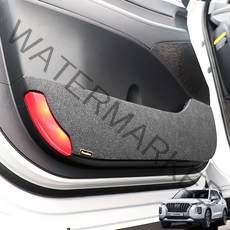 YSLC 팰리세이드 도어커버 문커버 발자국 오염 방지 킥패드 킥가드 도어가드 자동차 실내보호 튜닝 몰딩, 펠트도어커버(+2000)