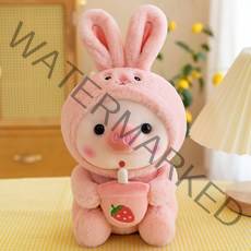 큐티빈 귀염뽀짝 아기 돼지 인형, 토끼, 30cm