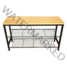 홈스토리 벤치형 3단 신발 정리대, 1개