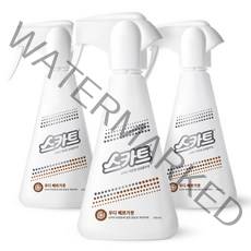 스카트 순하고 깨끗한 섬유탈취제 우디 베르가못 본품, 380ml, 3개