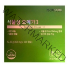 뉴트리코어 식물성 오메가3 353mg x 120캡슐