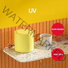 건조의민족 미니세탁기 아기 운동화 걸레 신발 미니탈수기 소형 속옷, UK, UV yellow