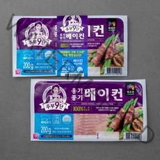 목우촌 주부9단 옹기종기 베이컨, 200g, 2개