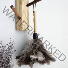 천연 인테리어 부드러운 먼지웅 타조깃털 먼지털이개 타조 먼지떨이개