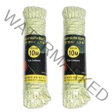 앤트 야광스트링 6mm 10m, 형광색, 2개입
