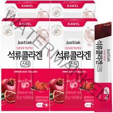 로엘 저스틱 석류콜라겐 젤리스틱, 300g, 4박스