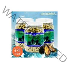 키위네추럴헬스 초록입홍합 500mg 500캡슐 3개, 키위네추럴헬스 초록입홍합 500m