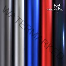 보니테디 무광크롬시트지 카본시트지 자동차 랩핑지 인테리어시트지, 무광크롬 - 블루 1M52cm X 10cm