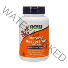 나우푸드 내추럴 레스베라트롤 200mg 베지 캡슐, 120개입, 1개