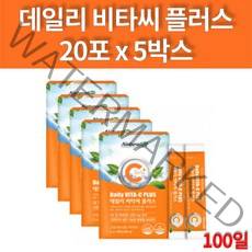 임산부 항산화 비타민C 비타민B 물에타먹는 가루 물에녹는 비타민 분말 파우더 20포 5박스 100일