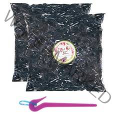 이쁨달다 트윈봉봉 대용량 칼라밴드 고무줄 100g x 2p + 이지컷 세트
