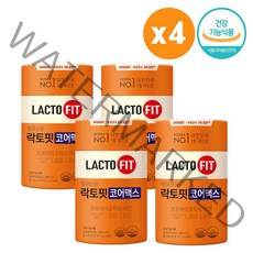 종근당 락토핏 생유산균 코어 프로바이오틱스 아연 유산균 라토픽 60포 x 3통 6개월분, 구성선택, 60포x4통_8개월분