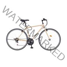 (완조립) 2021 스마트 700C 셔플 21단 하이브리드 자전거, 블랙, 440사이즈