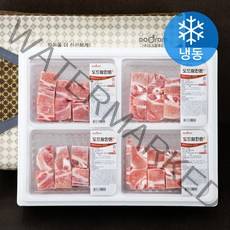 도드람한돈 찜갈비 갈비찜용 선물세트 (냉동), 500g, 4개