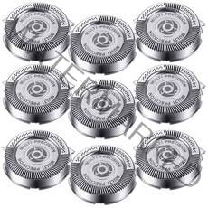 전기 면도기 교환헤드RQ12 호환 면도날 RQ1250 시리즈 필립스 norelco 면도기 시리즈 5000 아쿠아터치 파워터치 9팩 블레이드용 sh50 교체용 헤드