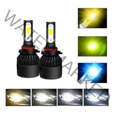 LED 자동차 헤드라이트 10000LM 자동 LED 헤드라이트 H4 H1 H7 H8 H9 H11 H16 9005 HB3 9006 HB4 3000K 4300K 2개입, H7-B, 8000K