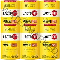 종근당 락토핏 생유산균 골드5X 2g 50포 6통 300일분