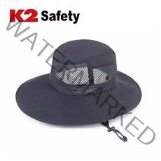 K2 Safety 메쉬 햇모자 IUS20931 경량 통풍 햇빛차단 여름모자, 다크그레이