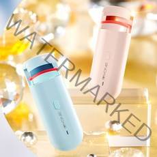 Pealy 속눈썹 고데기 전기 뷰러 30초 속열 균형 열전도 광각 곡선 정온 USB 충전, 핑크
