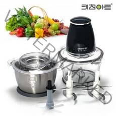 키친아트 전기 라팔 스텐 멀티다지기 (유리볼+스텐볼+마늘까기+칼날2)(KAMC-C811KJ)