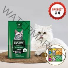 [공식] 프로베스트 캣 전연령 고양이사료 모음 헤어볼 케어 추가 사은품증정 프로베스트캔, 15kg+프로베스트캔2개