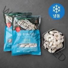 이츠웰 CJ 프레시웨이 생새우살 중 (냉동), 200g, 2개