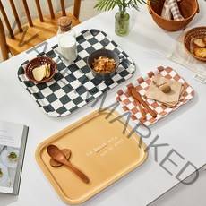 [모던하우스] 체커보드 사각 멜라민쟁반 3P세트, 단일상품1455915 23