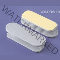 창문 샷시 서랍 다용도 접착식 손잡이 핸들 화이트 2p, 화이트 1세트(2개)