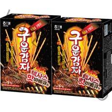 구운감자 텍사스 핫 바베큐맛, 2개, 135g