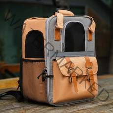 세인C 디자인 고양이 백팩 시그니처 이동 가방, 오렌지