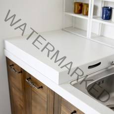 라샘 가스렌지덮개 와이드 인덕션받침, 화이트 (65cmX54cmX7cm), 1개