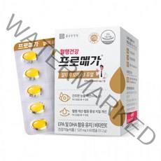 종근당건강 프로메가 알티지 rTG 듀얼 장용성 임산부 오메가3 180캡슐 3개월, 3개