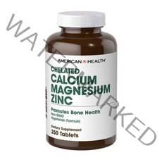 아메리칸헬스 킬레이트 칼슘 마그네슘 아연 타블렛, 250정, 1개