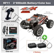 RC카 CEVENNESFE-KF11/S009 자동차 2.4G Hz Rc 자동차 올 터레인 15 Km/h 1:16 오프로드 몬스터 트럭 완구 어린이 생일 선물, 11 KF11 2B Color Box
