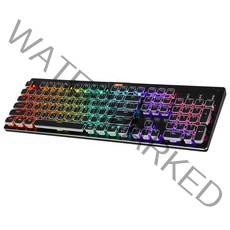 앱코 사각 레트로 축교환 기계식 유선 키보드 적축, 블랙, K840 SQUARE, 일반형