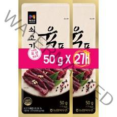 목우촌 쇠고기 육포, 2개, 50g