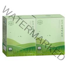 바른 유기농 새싹보리 분말 가루 스틱 100% 국산 보리새싹 보리순, 2박스