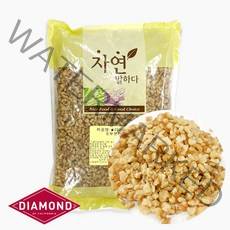 [노랑라벨]다이아몬드 호두 분태 소분 1kg, 2개묶음