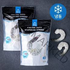 흰다리 새우살 (냉동), 300g(특특대, 11~13마리), 2개