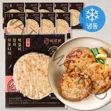 햇살푸드 바로본 아로니아 장터 떡갈비 견과 (냉동), 10개, 80g