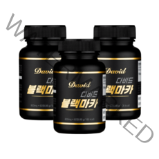 남성활력제 다비드 블랙마카, 60정, 3개