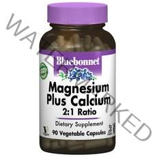 블루보넷 마그네슘 플러스 칼슘 2대1 비율 베지터블 캡슐 무설탕 글루텐 프리, 90개입, 1개